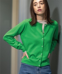 OPAQUE.CLIP | パール調ボタン ベーシックカーディガン【UVケア/洗濯機洗い可】(カーディガン/ボレロ)