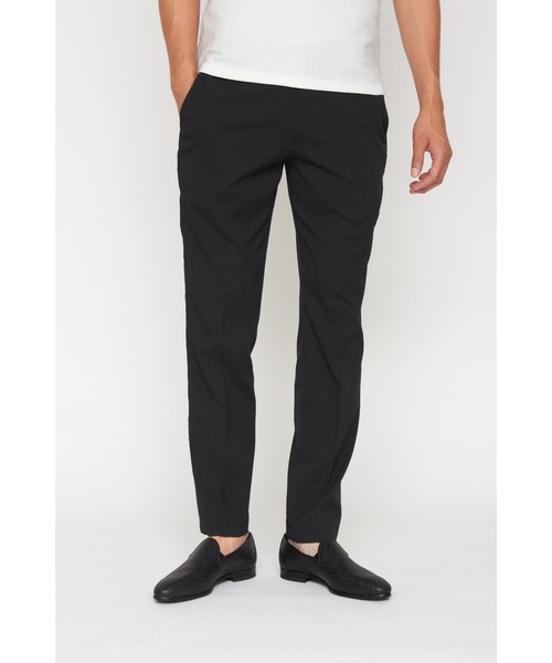 HIGH STREET(ハイストリート)の「HIGH STREET∴Dot Airサッカーイージーパンツ(スラックス・メンズ・ネイビー/ブラック・M/L/LL/S)」の2枚目の写真