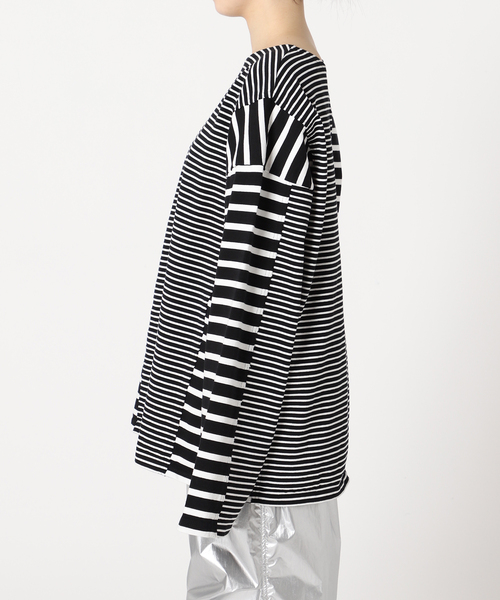 CITYSHOP（シティーショップ）の「SWITCH BORDER TEE：カットソー（T