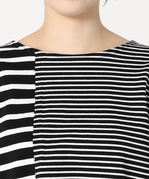 CITYSHOP（シティーショップ）の「SWITCH BORDER TEE：カットソー（T