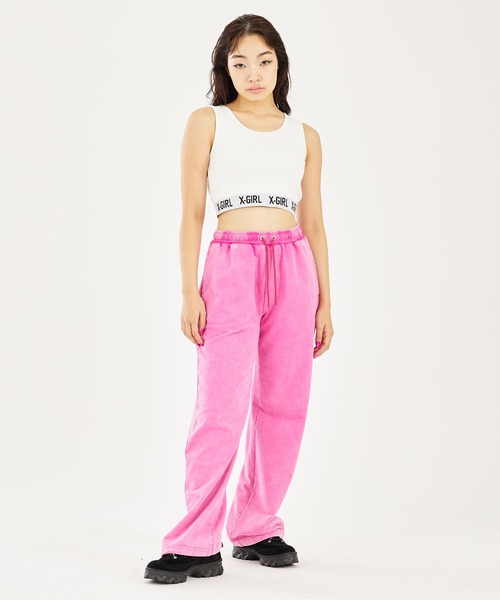 X-girl（エックスガール）の「LOGO TANK TOP（タンクトップ・レディース・ブラック/ホワイト/ネイビー・S/M）」の10枚目の写真