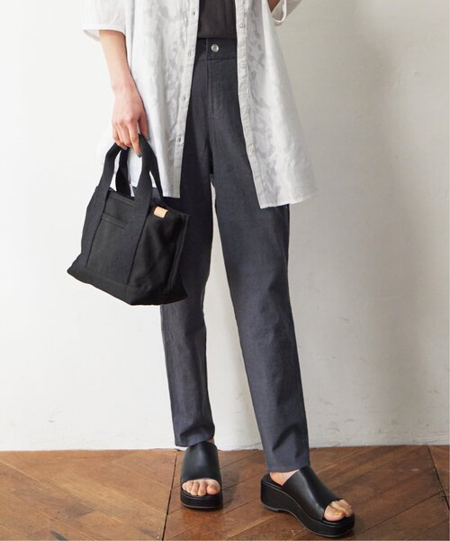 LBC（エルビーシー）の「キャンバス仕切りミニトートバッグ（トートバッグ・レディース・オフホワイト/イエロー/オレンジ/グリーン/ブラック/ピンク/ブルー・FREE）」の14枚目の写真