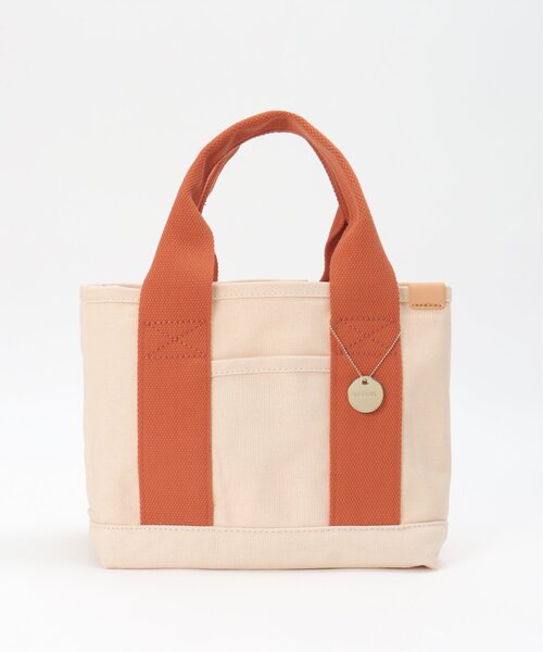 LBC（エルビーシー）の「キャンバス仕切りミニトートバッグ（トートバッグ・レディース・オフホワイト/イエロー/オレンジ/グリーン/ブラック/ピンク/ブルー・FREE）」の22枚目の写真