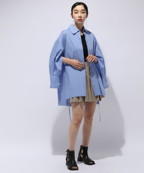 HARE（ハレ）の「スカートライクプリーツショートパンツ(HARE