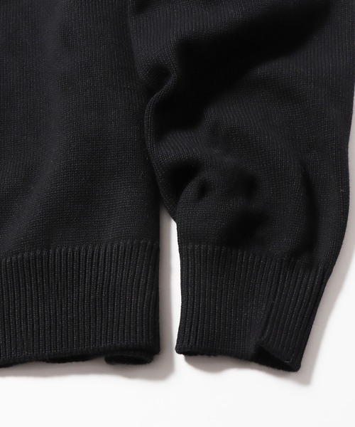 STUSSY（ステューシー）の「STUSSY/ステューシー CARE LABEL SWEATER セーター（ニット/セーター・メンズ・ブラック/ナチュラル・S/M/L/XL）」の6枚目の写真