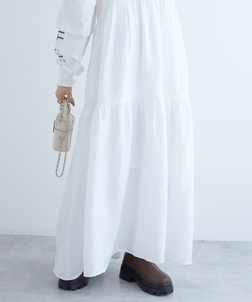 w closet（ダブルクローゼット）の「バックリボンキャミワンピース（ワンピース・レディース・ブルー/オフホワイト/ピンク・FREE）」の7枚目の写真