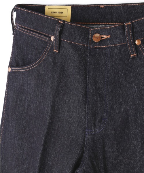 SEVEN BY SEVEN(セブンバイセブン)の「SEVEN BY SEVEN/セブン バイ セブン/SBS×WRANGLER】13MWZ NON WASH(STRETCH BROKEN DENIM)(デニムパンツ・メンズ・ブルー系その他/ブラック・M/S)」の12枚目の写真