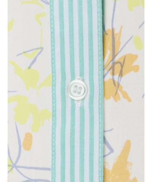 AMERICAN HOLIC（アメリカンホリック）の「Flower　×　Stripeシャツチュニック（チュニック・レディース・ピンク/イエロー・M/L）」の16枚目の写真