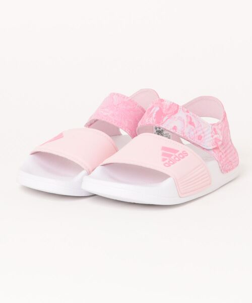 adidas（アディダス）の「adidas アディダス ADILETTE SANDAL K【超軽量/水陸両用】キッズスポーツサンダル(アディレッタサンダルK)（サンダル・キッズ・ブラック/ピンク/ブルー・22.0cm/18.0cm/21.0cm/23.0cm/20.0cm/17.0cm/19.0cm/24.0cm）」の3枚目の写真