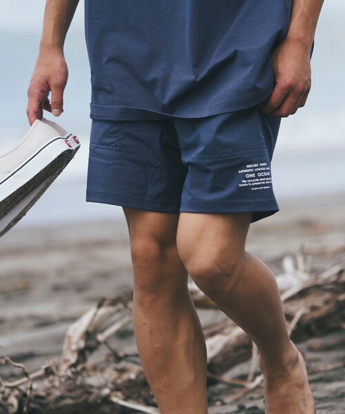 MALIBU SHIRTS(マリブシャツ)の「MALIBU SHIRTS x B:MING by BEAMS / 別注 ランド アンド ウォーター ショートパンツ(セットアップ対応)(その他パンツ・メンズ・ネイビー/ブラック・M/L/XL)」の9枚目の写真