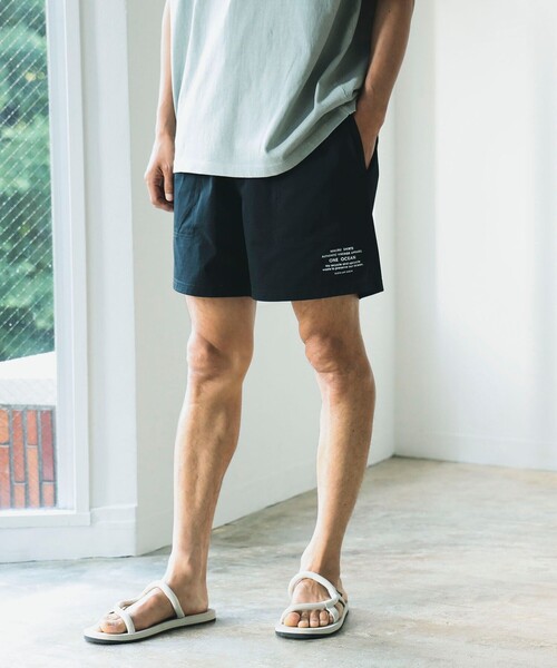 MALIBU SHIRTS(マリブシャツ)の「MALIBU SHIRTS x B:MING by BEAMS / 別注 ランド アンド ウォーター ショートパンツ(セットアップ対応)(その他パンツ・メンズ・ネイビー/ブラック・M/L/XL)」の5枚目の写真