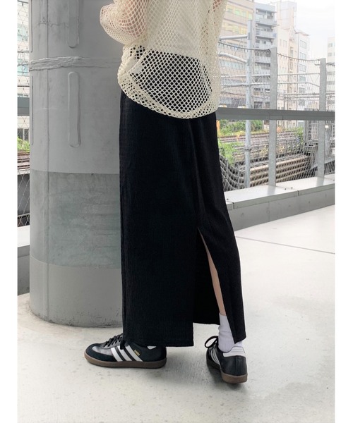 ALAND（エーランド）の「3.3 Field Trip／カットタイトスカート 2196478（スカート・レディース・クリーム/ブラック/イエロー/パープル・FREE）」の21枚目の写真