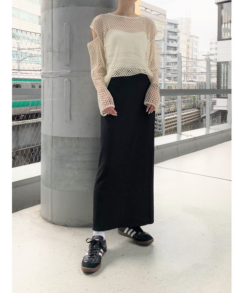 ALAND（エーランド）の「3.3 Field Trip／カットタイトスカート 2196478（スカート・レディース・クリーム/ブラック/イエロー/パープル・FREE）」の19枚目の写真