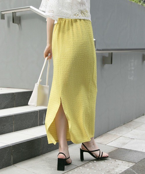 ALAND（エーランド）の「3.3 Field Trip／カットタイトスカート 2196478（スカート・レディース・クリーム/ブラック/イエロー/パープル・FREE）」の14枚目の写真