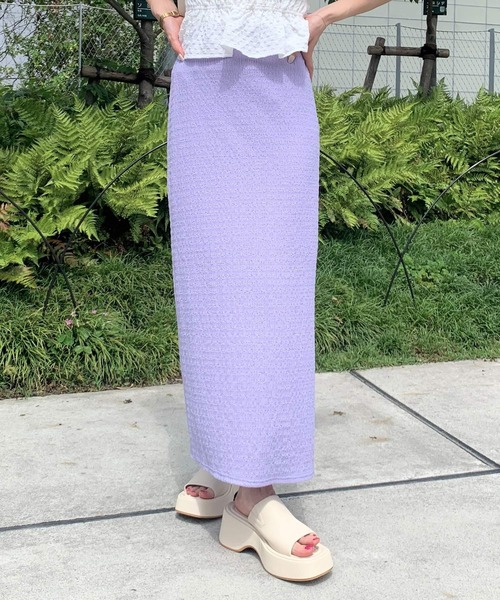 ALAND（エーランド）の「3.3 Field Trip／カットタイトスカート 2196478（スカート・レディース・クリーム/ブラック/イエロー/パープル・FREE）」の17枚目の写真