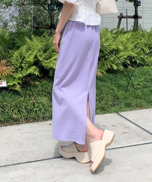 ALAND（エーランド）の「3.3 Field Trip／カットタイトスカート 2196478（スカート・レディース・クリーム/ブラック/イエロー/パープル・FREE）」の18枚目の写真