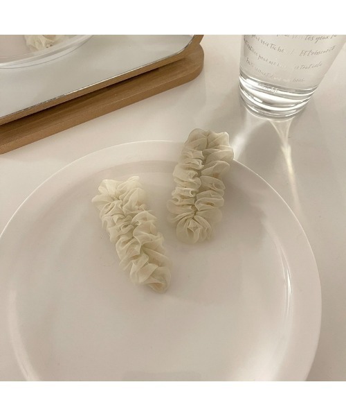 cream creme（クリームクレーム）の「シースルーレースクリップピン（ヘアピン・レディース・ブラック/ホワイト/ピンク・FREE）」の13枚目の写真