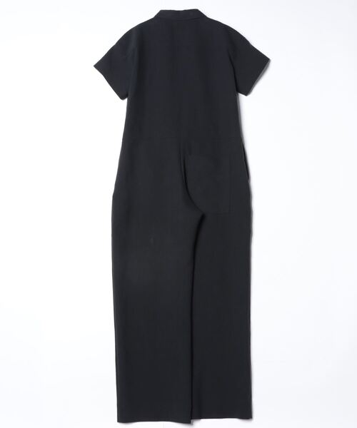 DOUBLE STANDARD CLOTHING（ダブルスタンダードクロージング）の「リネンシャツコンビネゾン（サロペット/オーバーオール・レディース・ロイヤルブルー/ブラック・38/36）」の3枚目の写真