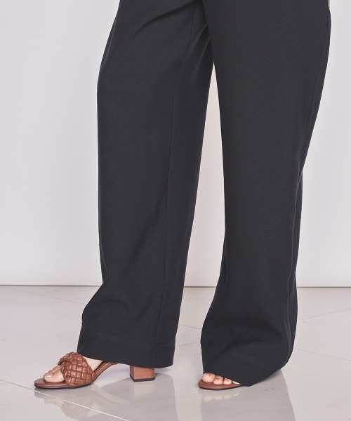 DOUBLE STANDARD CLOTHING（ダブルスタンダードクロージング）の「リネンシャツコンビネゾン（サロペット/オーバーオール・レディース・ロイヤルブルー/ブラック・38/36）」の13枚目の写真