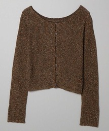 7Gノットヤーンショートカーディガン