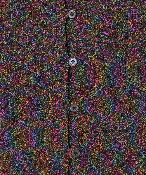 JEANASIS（ジーナシス）の「7Gノットヤーンショートカーディガン（カーディガン/ボレロ・レディース・マルチ/イエロー系その他/ブラウン系その他・FREE）」の6枚目の写真