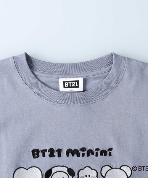 Right-on(ライトオン)の「BT21mininiT(Tシャツ/カットソー・レディース・ブルー/ダークグレー・M/L)」の14枚目の写真