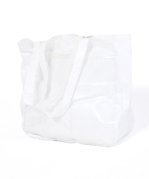 Figments（フィグメンツ）の「クリアポケットBIGトート（ショルダーバッグ・レディース・ホワイト/シルバー・FREE）」の15枚目の写真