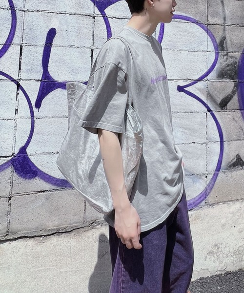 Figments（フィグメンツ）の「クリアポケットBIGトート（ショルダーバッグ・レディース・ホワイト/シルバー・FREE）」の19枚目の写真