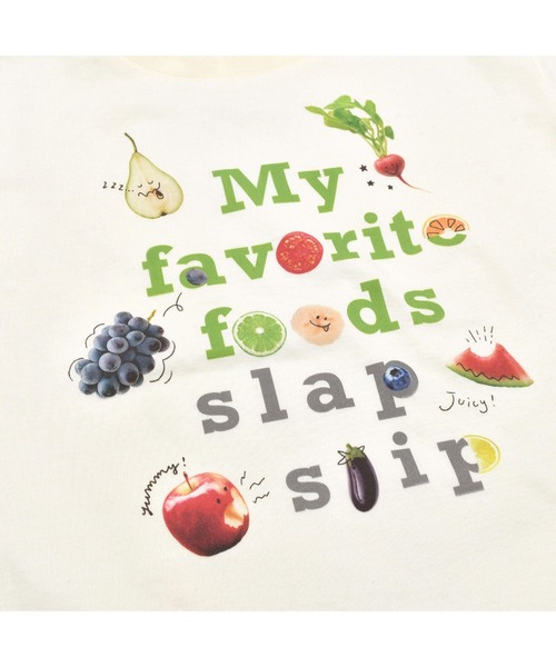 SLAP SLIP(スラップスリップ)の「【防汚】恐竜アニマルフルーツ男の子大好きアイテム写真プリント半袖Tシャツ(80~130cm)(Tシャツ/カットソー・キッズ・ブルー/ホワイト/グレー/イエロー・90/80/100/110/130/120)」の21枚目の写真