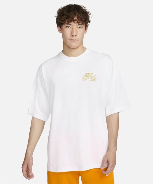 NIKE(ナイキ)の「ナイキ スポーツウェア メンズ Tシャツ / Nike Sportswear Men's T-Shirt(Tシャツ/カットソー・メンズ・ブラック/イエロー系その他/ホワイト・XL/M/L/S/2XL)」の1枚目の写真