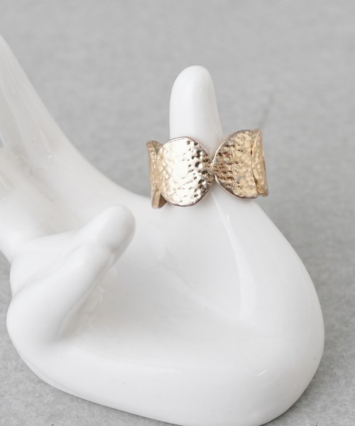 BIRTHDAY BAR（バースデイバー）の「【LIMITED NUMBER】MOON ニッケルフリー マットメタル ムーンサイクル フリーサイズ 指輪（リング・レディース・シルバー/ゴールド・フリー）」の2枚目の写真