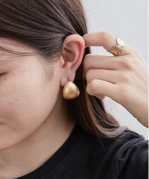 BIRTHDAY BAR（バースデイバー）の「【LIMITED NUMBER】MOON ニッケルフリー マットメタル ムーンサイクル フリーサイズ 指輪（リング・レディース・シルバー/ゴールド・フリー）」の4枚目の写真