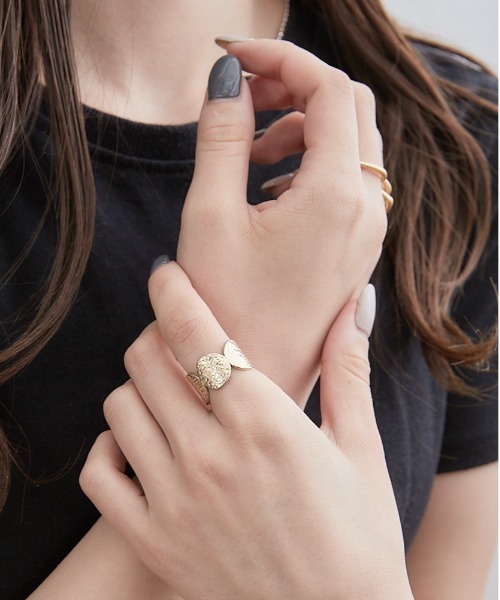 BIRTHDAY BAR（バースデイバー）の「【LIMITED NUMBER】MOON ニッケルフリー マットメタル ムーンサイクル フリーサイズ 指輪（リング・レディース・シルバー/ゴールド・フリー）」の5枚目の写真