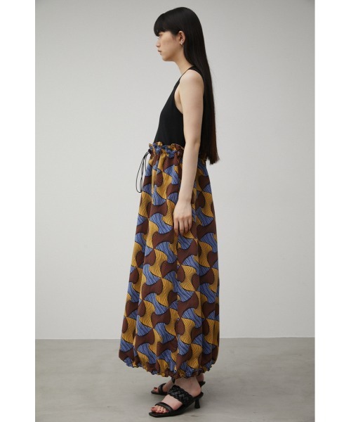 AZUL by moussy（アズールバイマウジー）の「DOCKING DRAWSTRING ONEPIECE/ドッキングドローストリングワンピース（ワンピース・レディース・ホワイト系その他/ブラック系その他・SMALL/MEDIUM）」の11枚目の写真