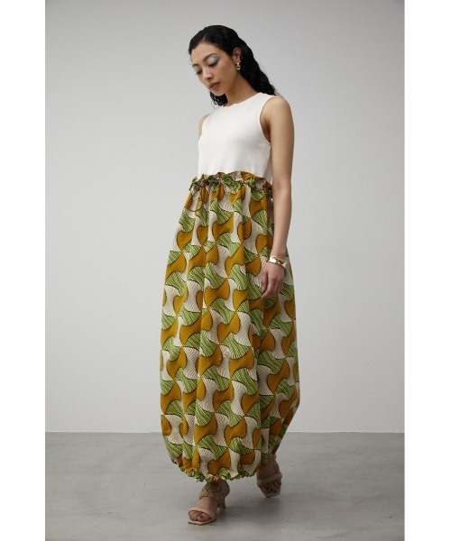 AZUL by moussy（アズールバイマウジー）の「DOCKING DRAWSTRING ONEPIECE/ドッキングドローストリングワンピース（ワンピース・レディース・ホワイト系その他/ブラック系その他・SMALL/MEDIUM）」の8枚目の写真