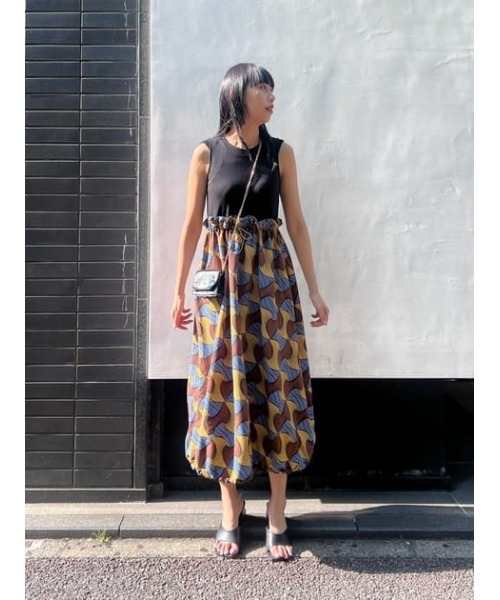 セール】DOCKING DRAWSTRING ONEPIECE/ドッキングドローストリング