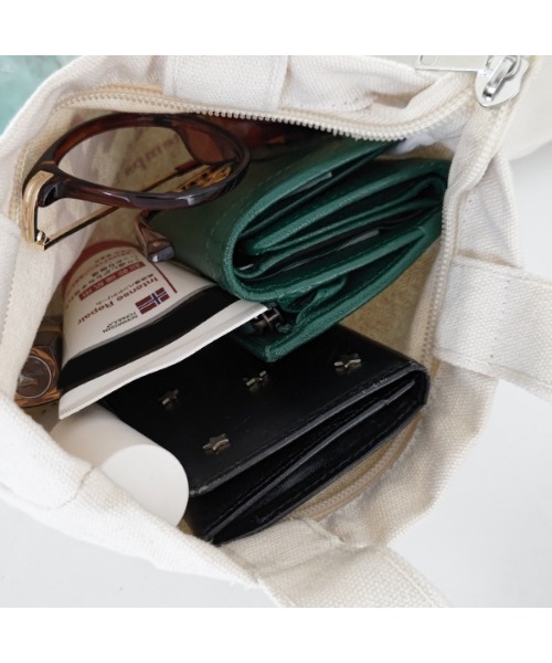 セール】アソートデザイン ファスナー付き ロゴキャンバスミニ