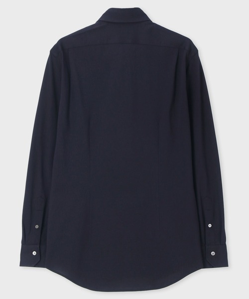 Paul Smith（ポールスミス）の「ジャージ ボタンダウン ドレスシャツ / 133213 803PR（シャツ/ブラウス・メンズ・ホワイト/ネイビー・MEDIUM/LARGE/X-LARGE/SMALL）」の6枚目の写真