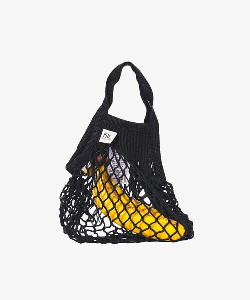 Filt（フィルト）の「FILT / ネット バッグ S（エコバッグ/サブバッグ・レディース・オフホワイト/ブラック/オリーブ/ベージュ/オレンジ/イエロー/ミント/ネイビー/パープル/ピンク・ONE SIZE）」の11枚目の写真