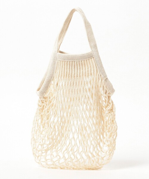 Filt（フィルト）の「FILT / ネット バッグ S（エコバッグ/サブバッグ・レディース・オフホワイト/ブラック/オリーブ/ベージュ/オレンジ/イエロー/ミント/ネイビー/パープル/ピンク・ONE SIZE）」の19枚目の写真