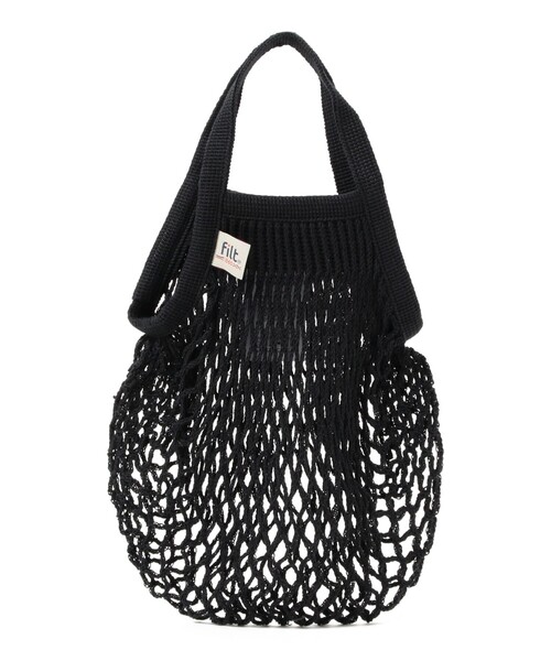 Filt（フィルト）の「FILT / ネット バッグ S（エコバッグ/サブバッグ・レディース・オフホワイト/ブラック/オリーブ/ベージュ/オレンジ/イエロー/ミント/ネイビー/パープル/ピンク・ONE SIZE）」の21枚目の写真