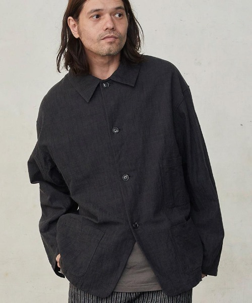 EGO TRIPPING（エゴトリッピング）の「mj9318-WORKERS COVERALL カバーオール（カバーオール・メンズ・杢グレー/グレー系その他・46(M)/48(L)）」の2枚目の写真