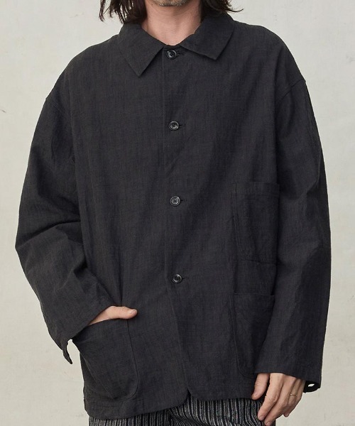 EGO TRIPPING（エゴトリッピング）の「mj9318-WORKERS COVERALL カバーオール（カバーオール・メンズ・杢グレー/グレー系その他・46(M)/48(L)）」の5枚目の写真