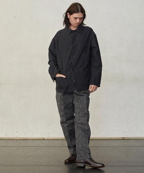 EGO TRIPPING（エゴトリッピング）の「mj9318-WORKERS COVERALL カバーオール（カバーオール・メンズ・杢グレー/グレー系その他・46(M)/48(L)）」の6枚目の写真