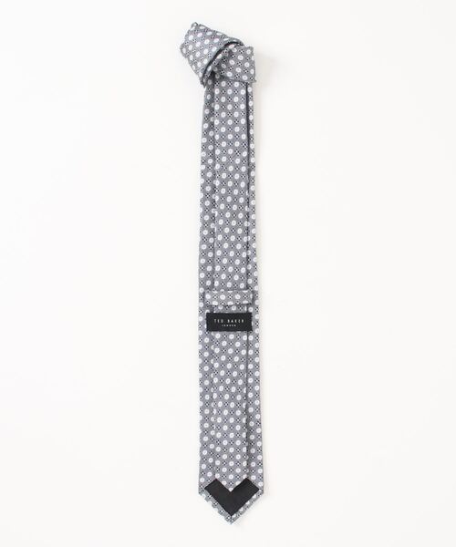 Ted Baker(テッドベーカー)の「CALIBAN シルクネクタイ(フラワーパターン)(ネクタイ・メンズ・シルバー・O/S)」の2枚目の写真