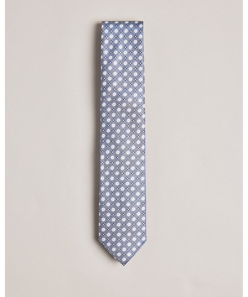 Ted Baker(テッドベーカー)の「CALIBAN シルクネクタイ(フラワーパターン)(ネクタイ・メンズ・シルバー・O/S)」の1枚目の写真