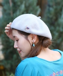 チチカカ | ワンポイントリャマベレー帽(ハンチング/ベレー帽)