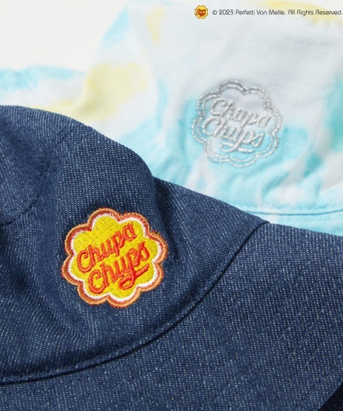 devirock（デビロック）の「Chupa Chups タイダイ＆デニムバケットハット（ハット・キッズ・ブルー系その他/その他・56/54/58）」の7枚目の写真