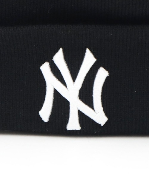 NEW ERA（ニューエラ）の「ニューエラ ニット帽 MLB ポンポン（ニットキャップ/ビーニー・メンズ・グリーン/ベージュ/ブラック/ブラウン/グレー・FREE）」の8枚目の写真