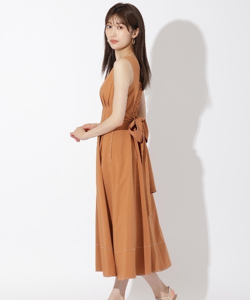 AND COUTURE（アンドクチュール）の「配色ステッチバックシャン 